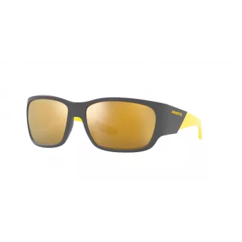 ARNETTE AN4324-28775A Unisex saulesbrilles, matēts melns rāmis, pelēkas lēcas, 61 mm