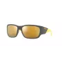 ARNETTE AN4324-28775A Unisex saulesbrilles, matēts melns rāmis, pelēkas lēcas, 61 mm