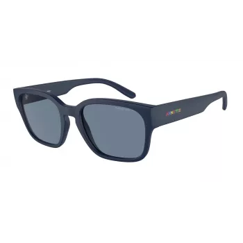 ARNETTE AN432527592V5 Unisex saulesbrilles - matēts melns rāmis, tumši pelēkas polarizētas lēcas, 54/19/145 mm