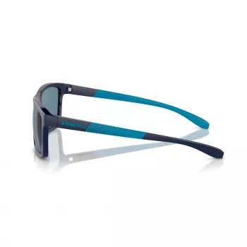 ARNETTE AN4328U27622V Vīriešu saulesbrilles Matēti melna Rāmja Tumši pelēkas Spoguļa Sudraba Lēcas 58mm