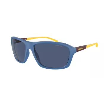 ARNETTE AN4329-290280 Vīriešu taisnstūra polarizētas saulesbrilles Matēti melna/Rūsa 63mm