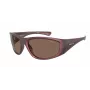 ARNETTE AN4331-292773 Vīriešu taisnstūra saulesbrilles Matēti melni tumši pelēki 64mm