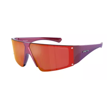 ARNETTE AN4332-29206Q Unisex saulesbrilles Matēti melni pelēks spogulis 69mm