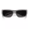 ARNETTE AN4345-296187 Vīriešu taisnstūra saulesbrilles matēti melnas pelēkas 62mm