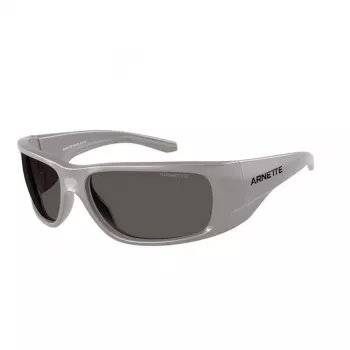 ARNETTE AN4345-296187 Vīriešu taisnstūra saulesbrilles matēti melnas pelēkas 62mm