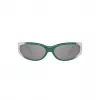 ARNETTE Ghost Shark Saulesbrilles AN4302-28176G Matēti Melna Pelēka Spoguļa Sudraba 62mm