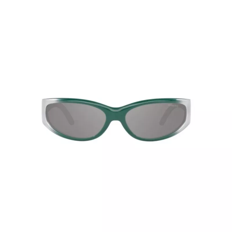 ARNETTE Ghost Shark Saulesbrilles AN4302-28176G Matēti Melna Pelēka Spoguļa Sudraba 62mm