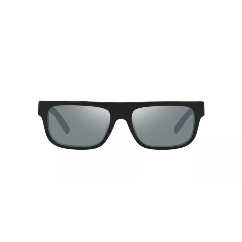 ARNETTE Vīriešu saulesbrilles AN4278-12006G - Matēts melns propionāta rāmis, pelēki spoguļa polikarbonāta lēcas, 55 mm lēcu platums