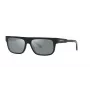 ARNETTE Vīriešu saulesbrilles AN4278-12006G - Matēts melns propionāta rāmis, pelēki spoguļa polikarbonāta lēcas, 55 mm lēcu platums