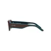 ARNETTE Unisex Saulesbrilles AN431812382W5 Matēti Melna Tumši Pelēka Spoguļsudraba 53mm