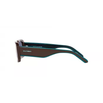 ARNETTE Unisex Saulesbrilles AN431812382W5 Matēti Melna Tumši Pelēka Spoguļsudraba 53mm