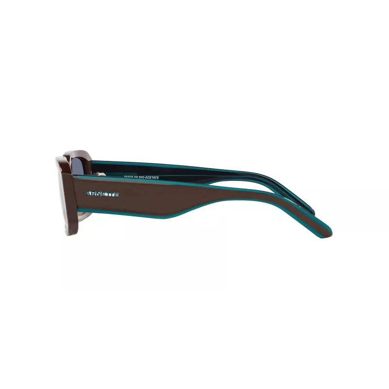 ARNETTE Unisex Saulesbrilles AN431812382W5 Matēti Melna Tumši Pelēka Spoguļsudraba 53mm