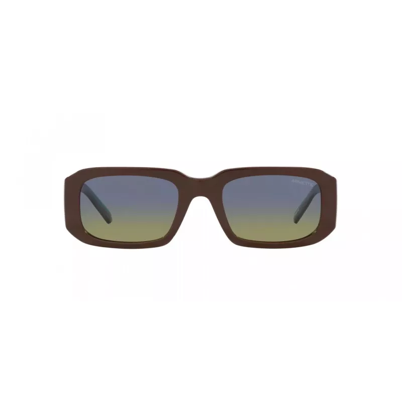 ARNETTE Unisex Saulesbrilles AN431812382W5 Matēti Melna Tumši Pelēka Spoguļsudraba 53mm