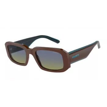 ARNETTE Unisex Saulesbrilles AN431812382W5 Matēti Melna Tumši Pelēka Spoguļsudraba 53mm