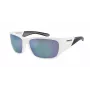 ARNETTE Unisex saulesbrilles AN43242863Y76 - Matēts melns rāmis, tumši pelēkas spoguļsudraba lēcas, 61 mm