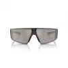 ARNETTE Unisex Sauļošanās Brilles AN433229006G6 - Matēts Melns Rāmis, Pelēkzaļš Spoguļstikls, 69/09/130 mm