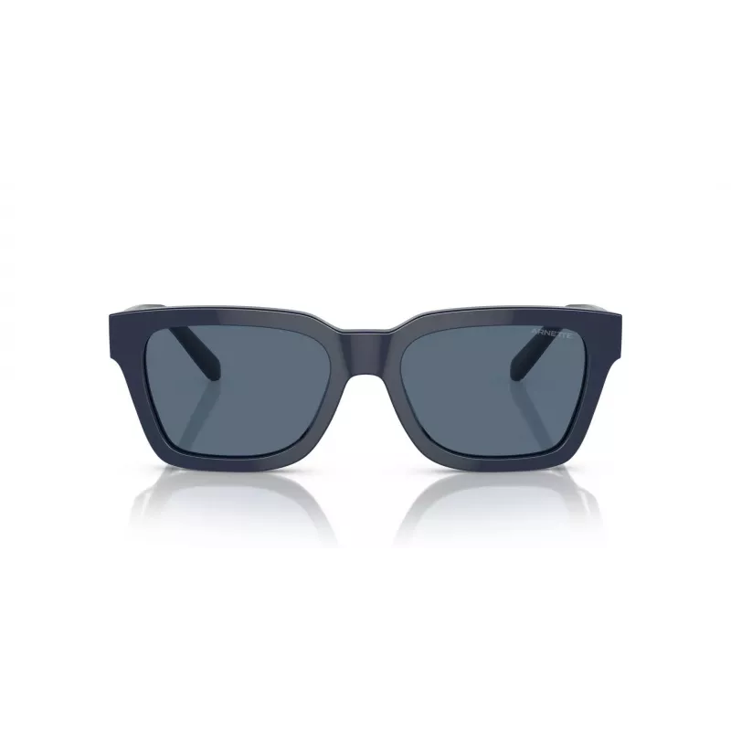 ARNETTE Unisex saulesbrilles AN4334-122180 matēts melns rāmis, pelēkas spoguļstikla lēcas 53mm