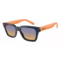 ARNETTE Unisex saulesbrilles AN4334-12422H Matēti melnas taisnstūra formas polarizētas 53mm