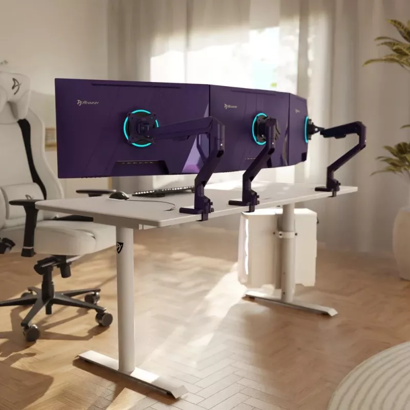 Arozzi Nova 27 collu IPS QHD 16:9 spēļu monitors, 2560x1440, 180Hz, 1ms, 2xHDMI, Purple