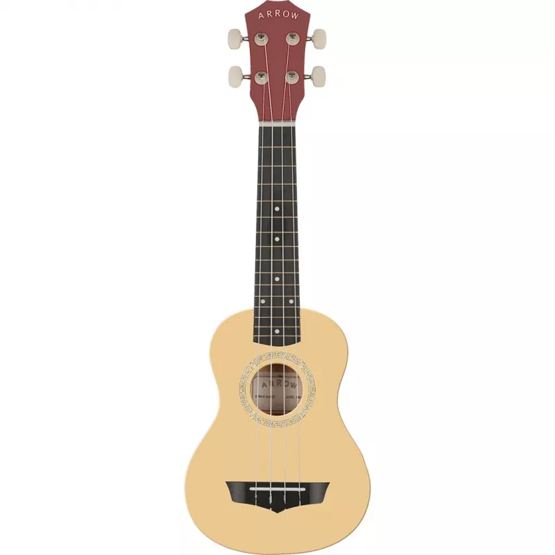 Arrow PB10 NA Soprano Natural Ukulele ar somu