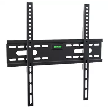 ART AR-33 Fiksētais sienas stiprinājums 26-60 collu LCD/LED televizoriem, 45 kg, VESA 400x400, plāns 24 mm profils, melns