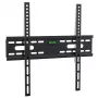 ART AR-33 Fiksētais sienas stiprinājums 26-60 collu LCD/LED televizoriem, 45 kg, VESA 400x400, plāns 24 mm profils, melns