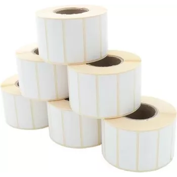 ARTDEV Etiķešu ruļļi - Tiešā termoprintera 50 x 20mm D105mm Serde 40 1500 etiķetes/rullī