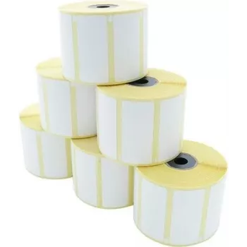 ARTDEV Etiķešu ruļļi - Termiskā tiešā druka 56 x 25mm D76-80mm Serde 12/25.1000 etiķetes/rullī