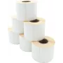 ARTDEV Termālās tiešās drukas etiķešu rullis 70 x 52 mm, D100 mm, serde 40, 750 etiķetes/rullī