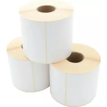 ARTDEV Thermal Transfer Label Roll 101.6 x 76.2mm, 40mm Core, 125mm OD, 960 Labels, White, Paper, Permanent Adhesive