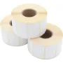 ARTDEV Termopārsūtīšanas etiķešu rullis 50 x 30 mm, 100 mm OD, 40 mm serde, 1500 etiķetes/rullī, balts papīrs