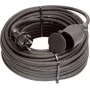 AS Schwabe 60382 Pagarinātāja kabelis 5m Melns H05VV-F 3G1.5 Schuko 16A 3500W VDE