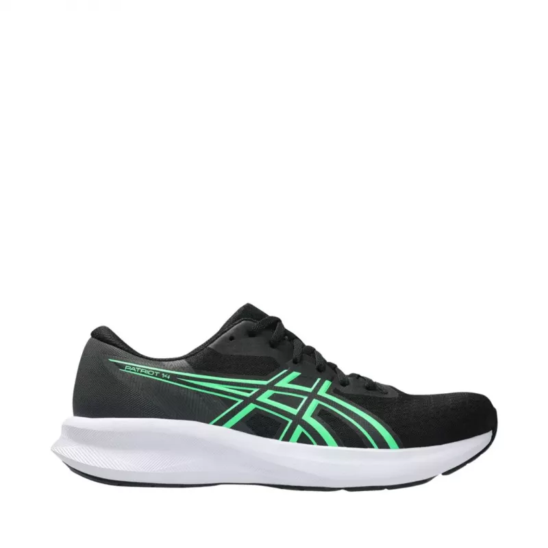 Asics Patriot 14 vīriešu ceļa skriešanas apavi Melni/Balti