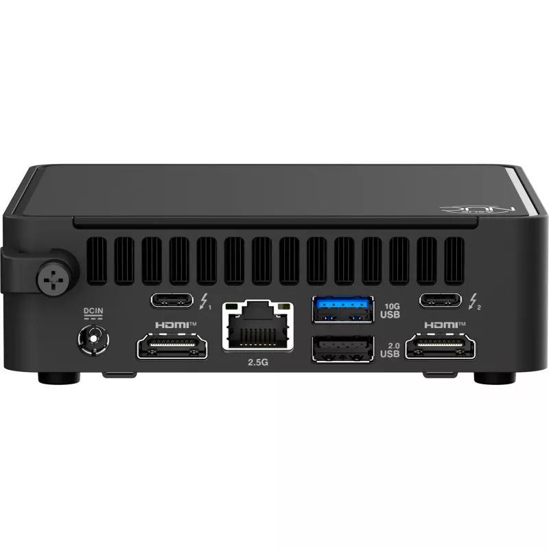 ASUS NUC 15 Pro Slim RNUC15CRKU700002 Intel Core Ultra 7 155H 16GB DDR5 1TB SSD Nav OS Melns