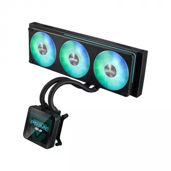 ASUS Prime SLC II 360 ARGB LCD AIO Šķidruma CPU Dzesētājs, 360 mm Radiators, 3 x 120 mm ARGB Ventilatori, LGA 1851/1700/1200/115x/AM5/AM4