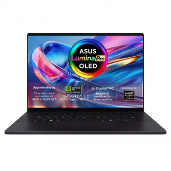 ASUS ProArt P16 H7606WR-SE058X Ryzen AI 9 HX 370 16,0 inch 4K OLED 120Hz 1600nits Anti-Reflective Laptop 32GB LPDDR5X 1TB SSD GeForce RTX 5070 Ti 12GB FHD Camera 90WHrs Windows 11 Pro Aluminum Nano Black