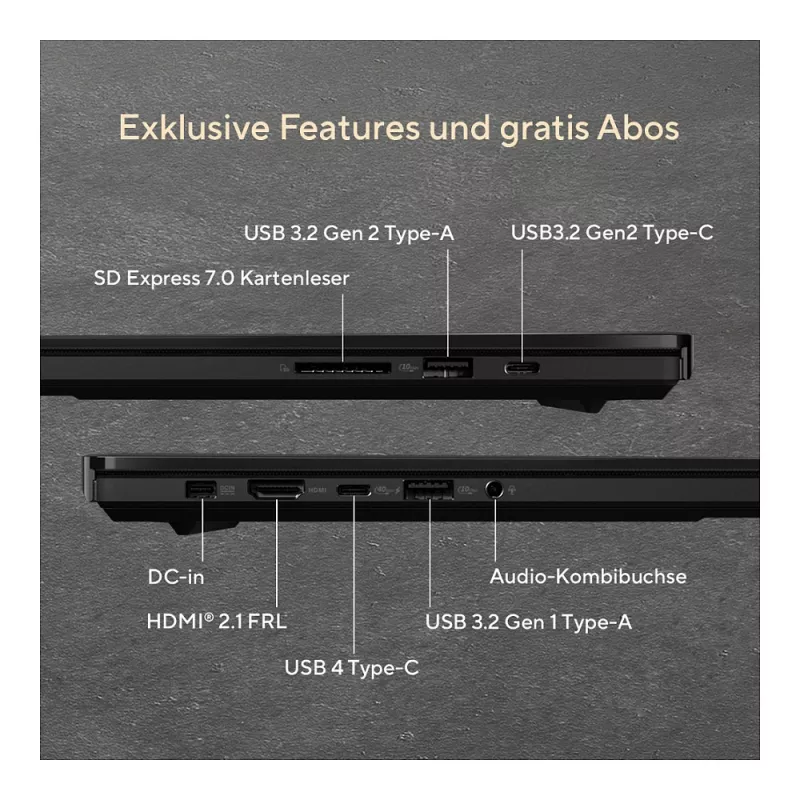 ASUS ProArt P16 (H7606WW-SE002X) AI klēpjdators, 16 collu 4K OLED, Ryzen AI 9 HX 370, 64GB RAM, 2TB SSD, RTX 5080, Windows 11 Pro