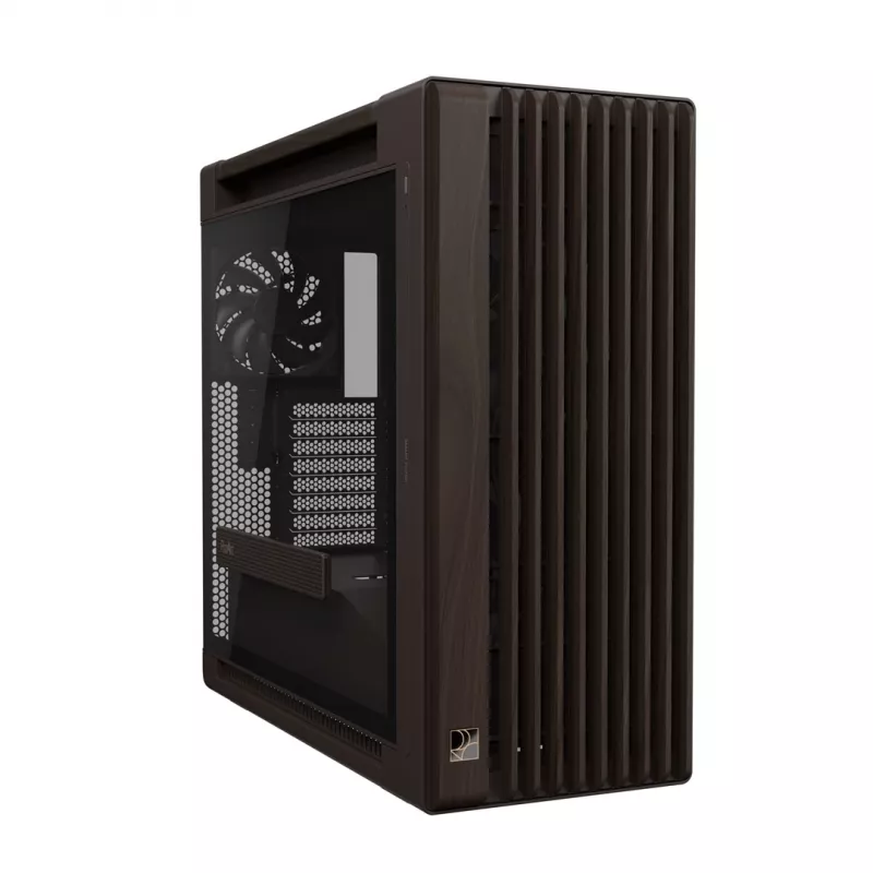 ASUS ProArt PA602 Wood Edition Retro Brown - Midi tornis ar rūdīta stikla paneli