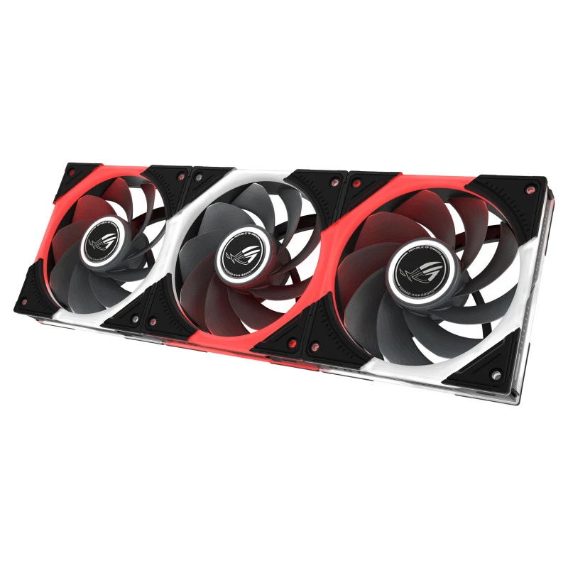 ASUS ROG Eurux GR120 ARGB reversais ventilators melnais izdevums, 120mm trīskāršs iepakojums