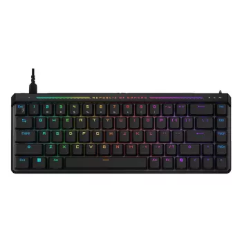 ASUS ROG Falchion Ace HFX spēļu tastatūra, mehāniska, vadu USB, franču AZERTY izkārtojums, melna