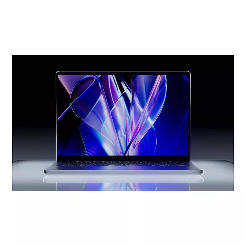 ASUS ROG Zephyrus G14 GU405AR-SY106W Copilot+ PC spēļu klēpjdators, 14 collu WQXGA+ OLED 120Hz, Intel Core Ultra 9 386H, 32GB LPDDR5x, 1TB SSD, GeForce RTX 5070 Ti 12GB, Windows 11 Home, vācu QWERTZ tastatūra