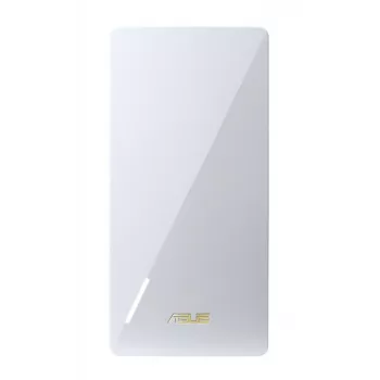 ASUS RP-BE58 divjoslu Wi-Fi 7 diapazona paplašinātājs, BE3456, 2.4GHz 574Mbps + 5GHz 2882Mbps, 1x Gigabit ports, AiMesh, WPA3, balts