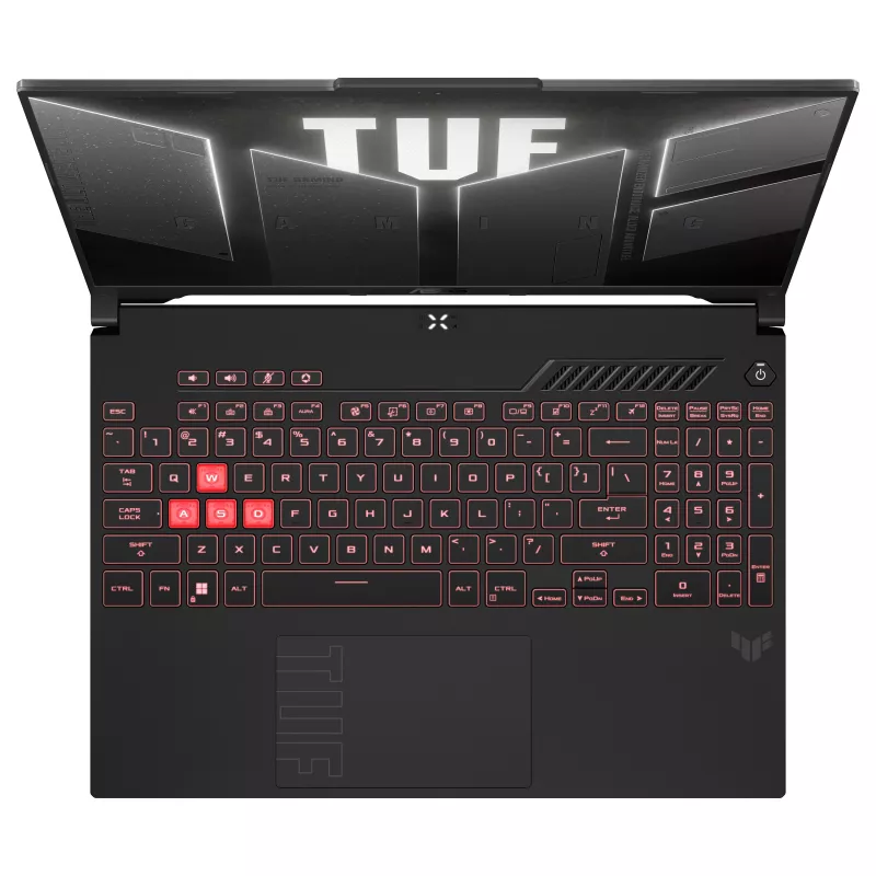 ASUS TUF Gaming A16 FA607NUQ-RL038W spēļu klēpjdators, 16 collu Full HD+ IPS 144Hz, AMD Ryzen 7 170, 16GB DDR5, 512GB SSD, GeForce RTX 4050 6GB, Windows 11 Home