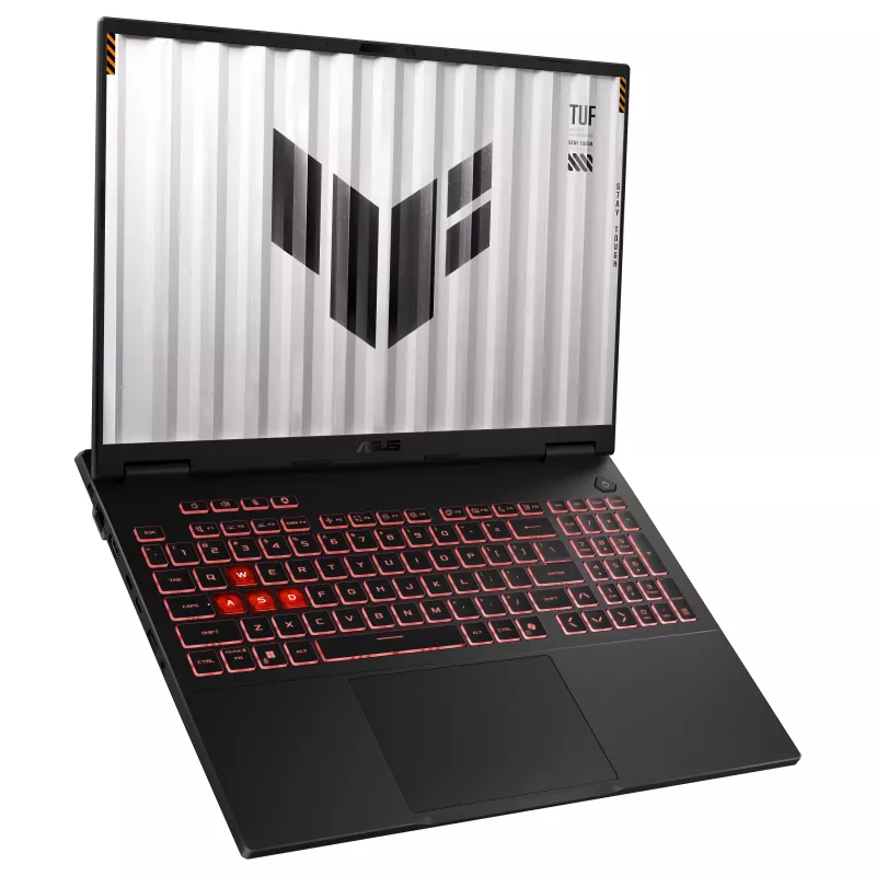 ASUS TUF Gaming A16 FA608UMI-TU199W spēļu klēpjdators, 16 collu WUXGA, AMD Ryzen 7 260, 16GB DDR5, 1TB SSD, NVIDIA GeForce RTX 5060, Windows 11 Home, pelēks