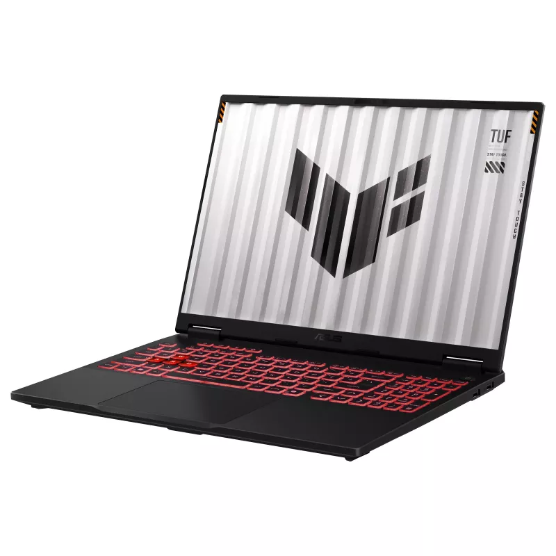 ASUS TUF Gaming A16 FA608UMI-TU199W spēļu klēpjdators, 16 collu WUXGA, AMD Ryzen 7 260, 16GB DDR5, 1TB SSD, NVIDIA GeForce RTX 5060, Windows 11 Home, pelēks