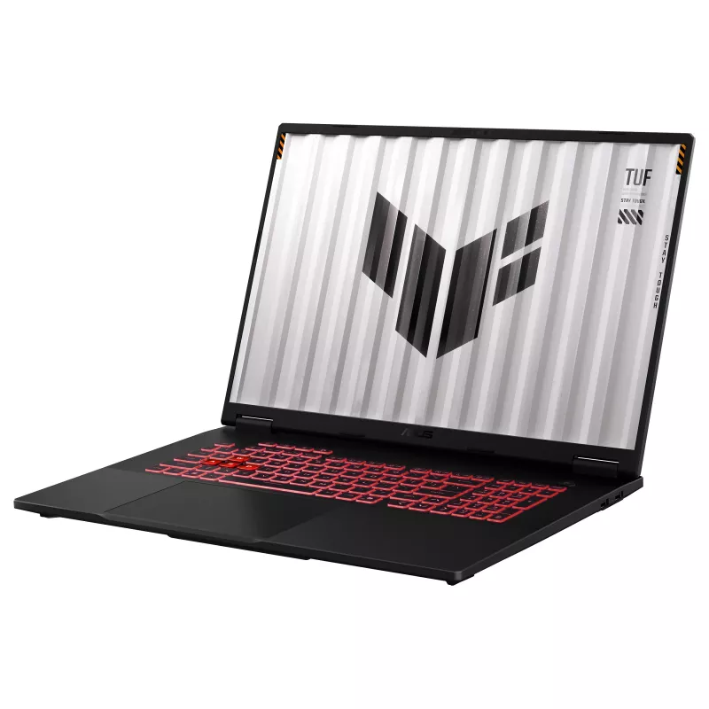 ASUS TUF Gaming A18 FA808UP-S8133W spēļu klēpjdators, 18 collu WUXGA IPS 144Hz, AMD Ryzen 7 260, 16GB DDR5, 512GB SSD, GeForce RTX 5070 8GB, Windows 11 Home, vācu QWERTZ tastatūra