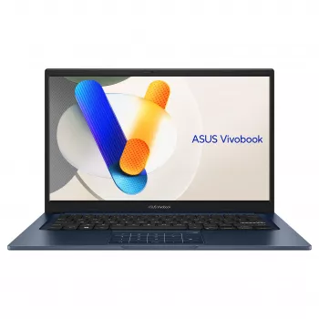 ASUS Vivobook 14 X1404VA-DISEB2213W klēpjdators, 14 collu Full HD IPS, Intel Core 3 100U, 8GB DDR5, 256GB SSD, Windows 11 Home, franču AZERTY tastatūra