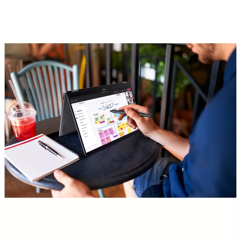 ASUS Vivobook 16 Flip TP3607SA-SI716W 16 collu WUXGA skārienjūtīgs 2-in-1 klēpjdators, Intel Core Ultra 7 256V, 16GB RAM, 512GB SSD, Windows 11 Home, Quiet Blue