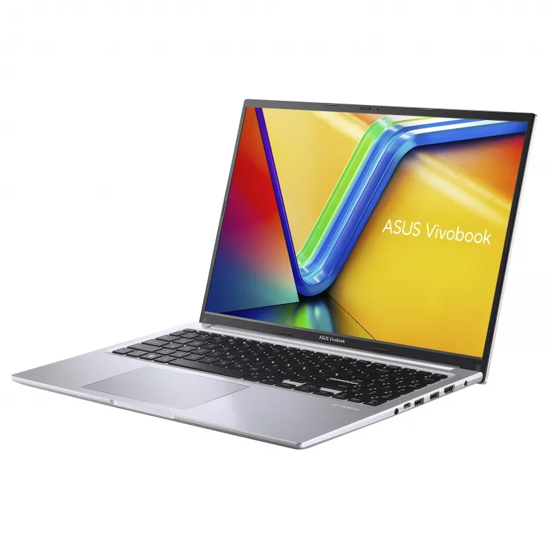 ASUS VivoBook 16 M1605YA-MB633W klēpjdators, 16 collu WUXGA IPS, AMD Ryzen 5 7430U, 16GB RAM, 512GB SSD, Windows 11 Home, vācu tastatūra, Indie Black