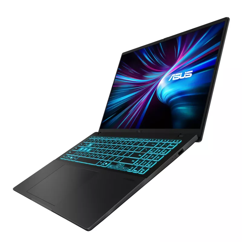 ASUS VivoBook 16 V3607VH spēļu klēpjdators, 16 inch WUXGA 120Hz, Intel Core 7 240H, GeForce RTX 5050, 16GB DDR5, 1TB SSD, Windows 11 Pro, melns